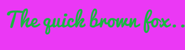 Image with Font Color 18B840 and Background Color EB38F5